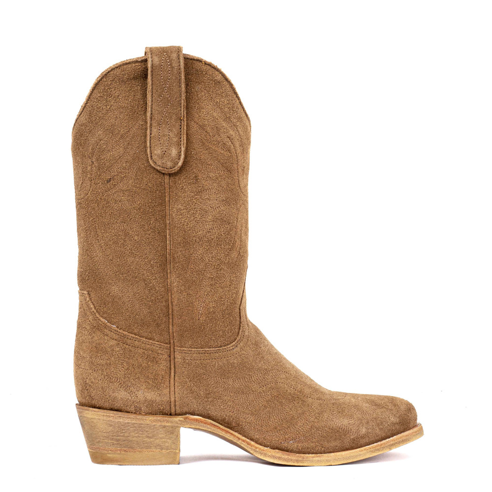 Santiag Femme "AGUILA MEX 11 TAN SUEDE" | MEXICANA Officiel