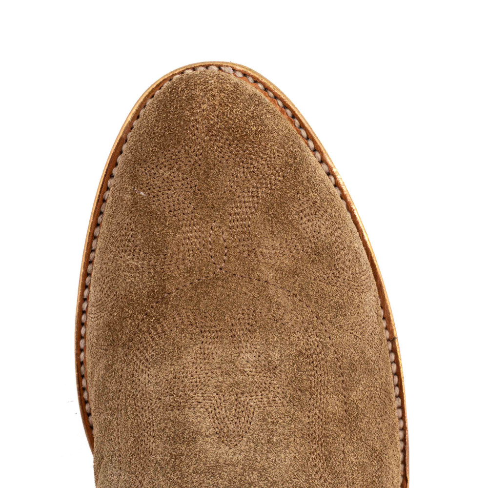 Santiag Femme "AGUILA MEX 11 TAN SUEDE" | MEXICANA Officiel