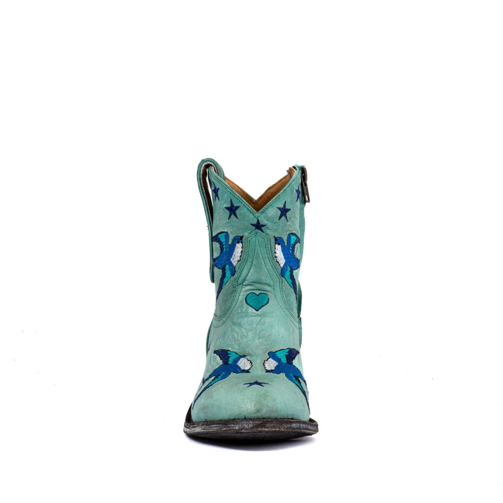 Golondrina Aqua Cowboy Boots | Aquatic and Bold Style | Mexicana