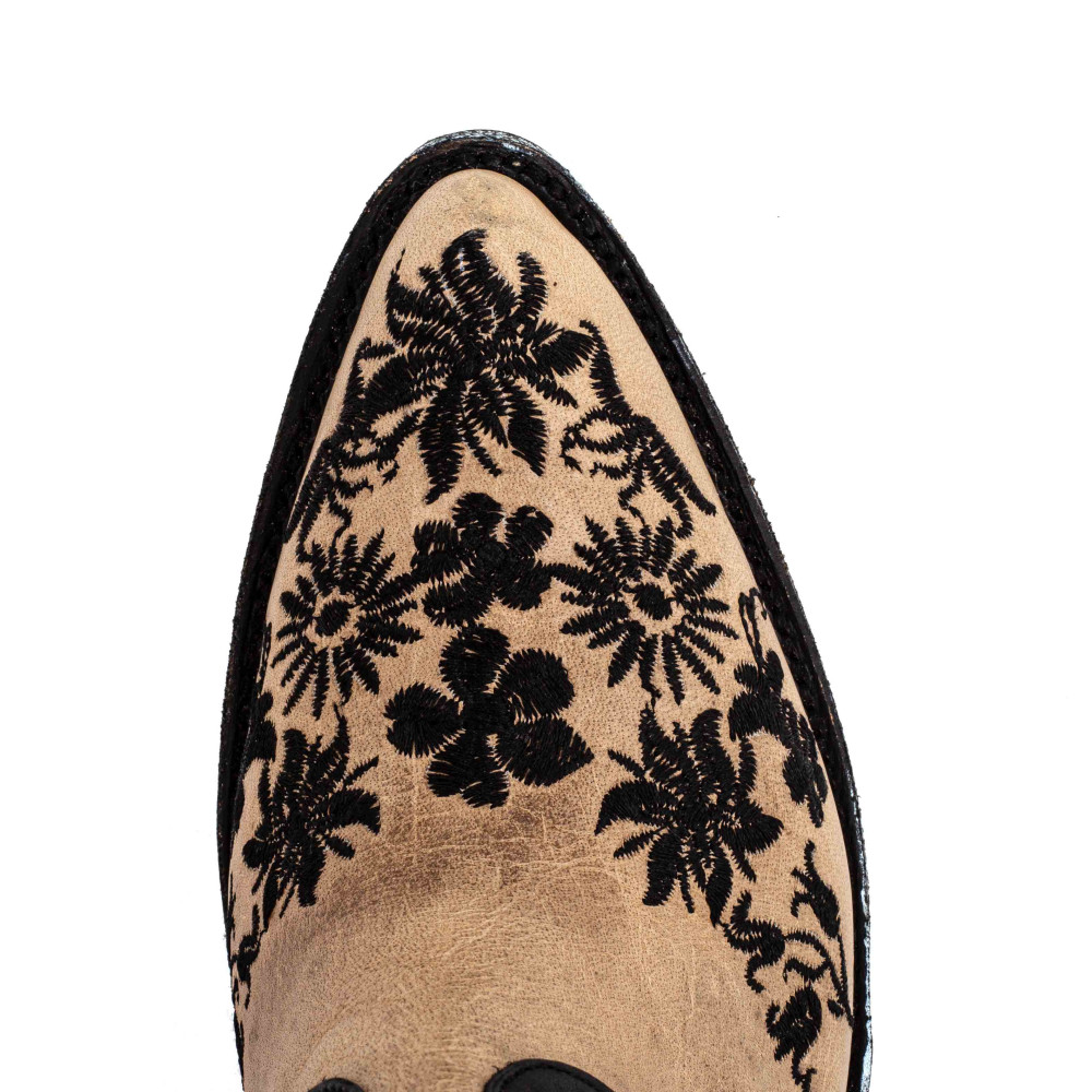 Santiags Ultima Bone | Style intemporel en couleur os | Mexicana