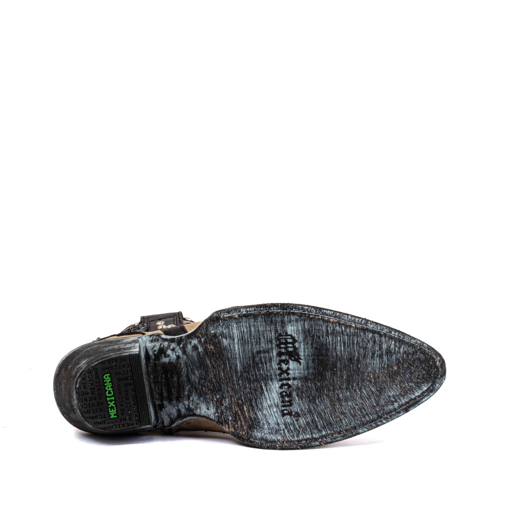 Santiags Ultima Bone | Style intemporel en couleur os | Mexicana