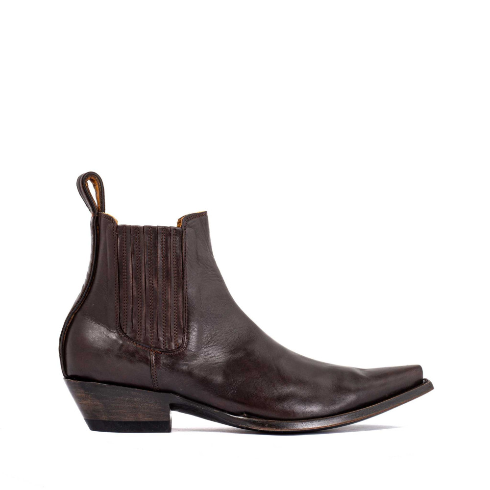 Santiags Homme Estudio Chocolat Ranchero | Mexicana