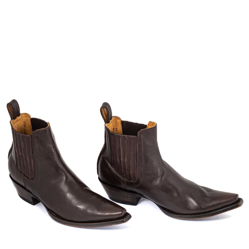 Santiags Homme Estudio Chocolat Ranchero | Mexicana