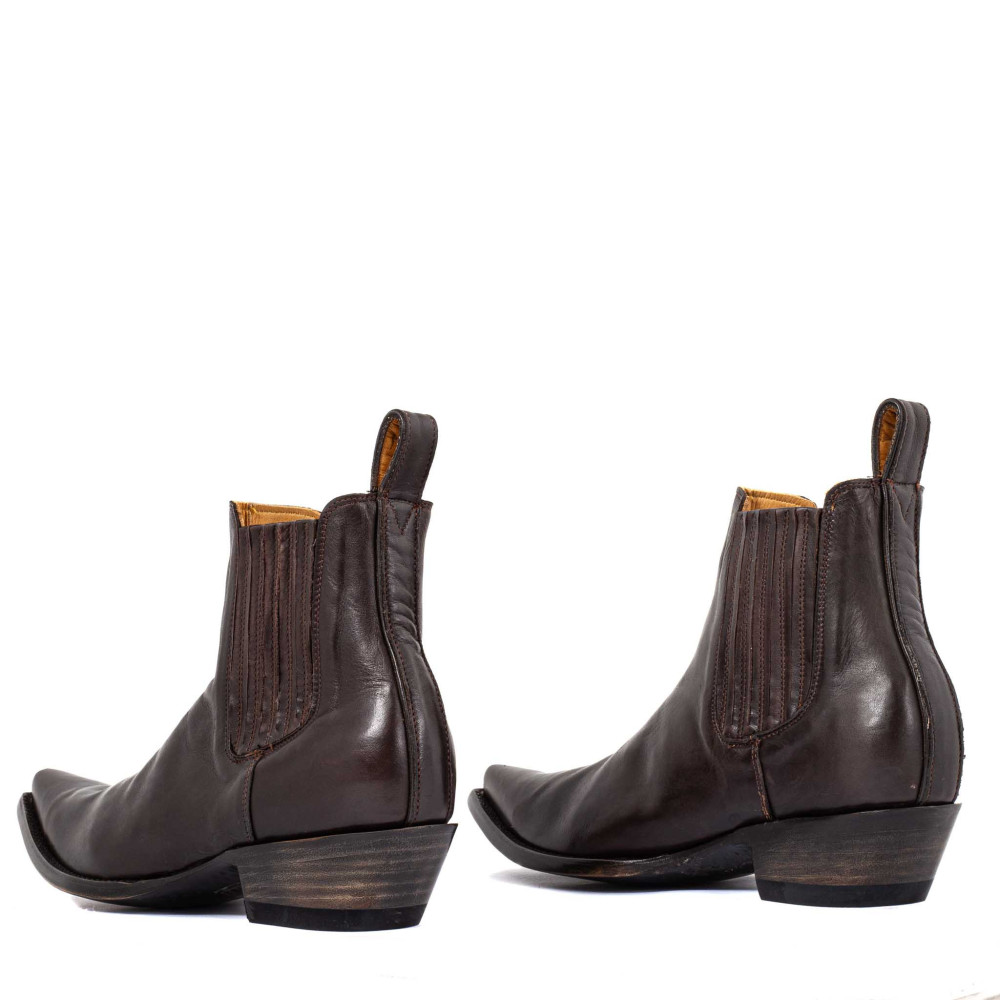 Santiags Homme Estudio Chocolat Ranchero | Mexicana