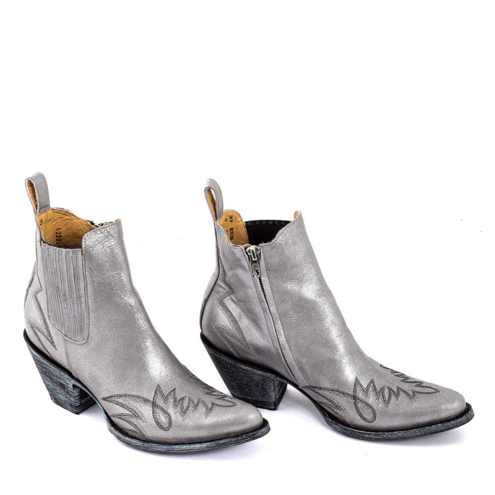 Santiags Fury Metallic | Style métallique audacieux | Mexicana