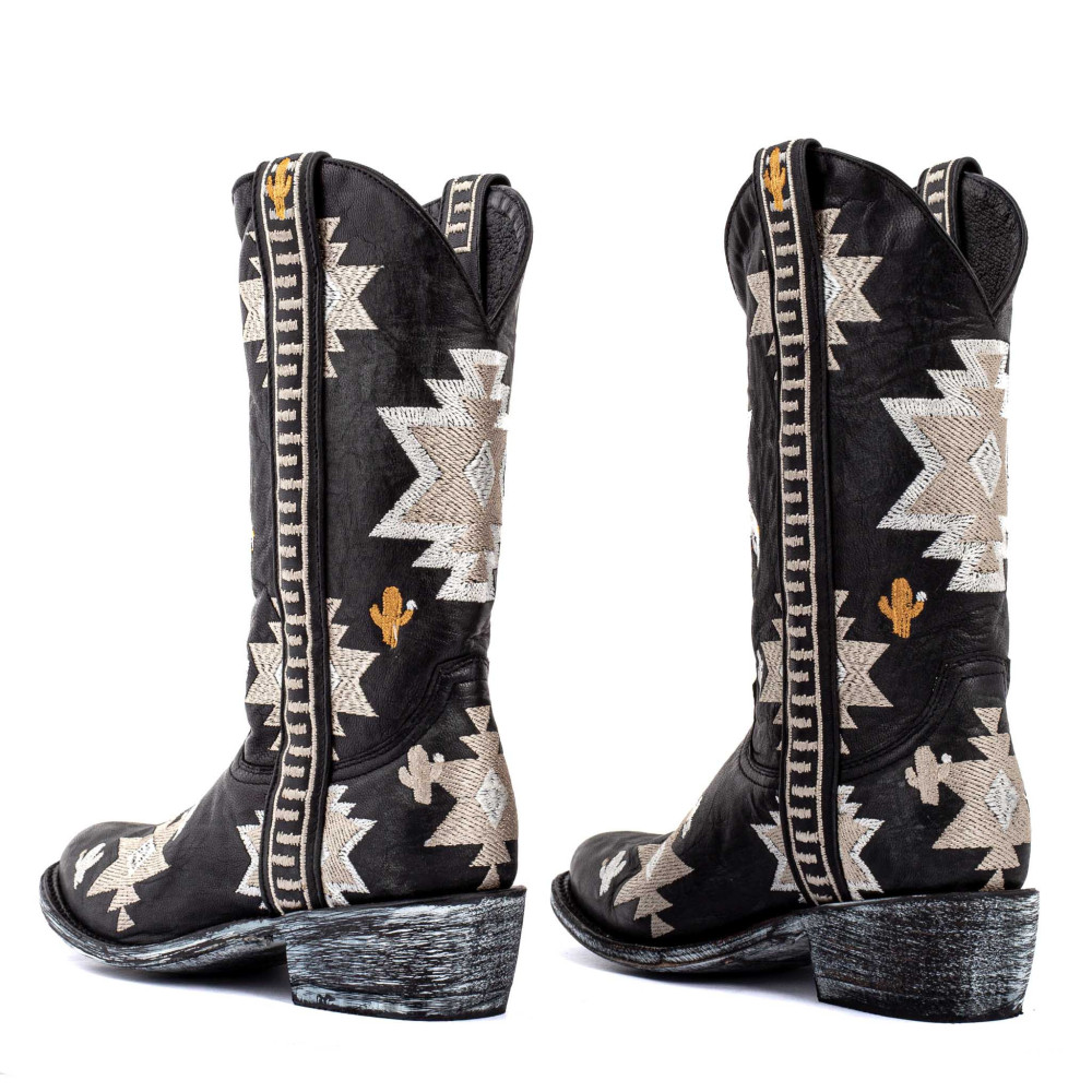Santiags Chill Black | Style noir intemporel | Mexicana
