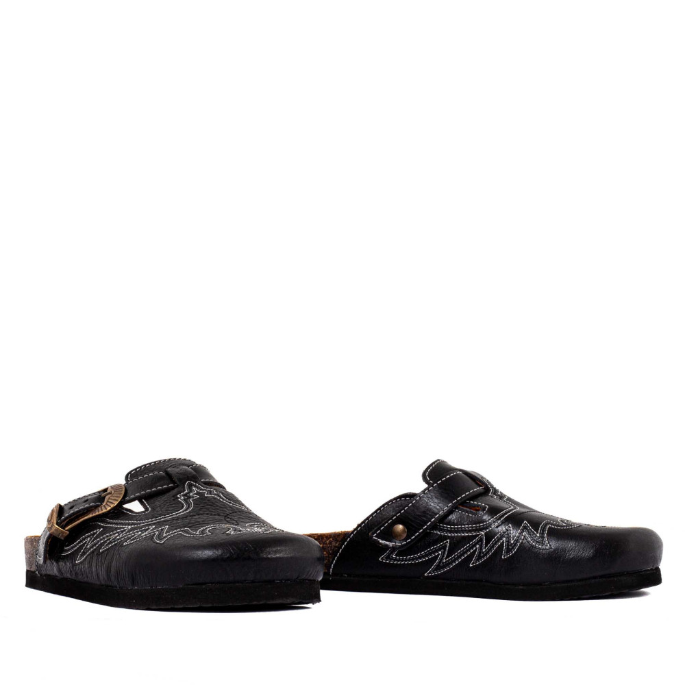Sabots western - Bahia black - Sabots femme