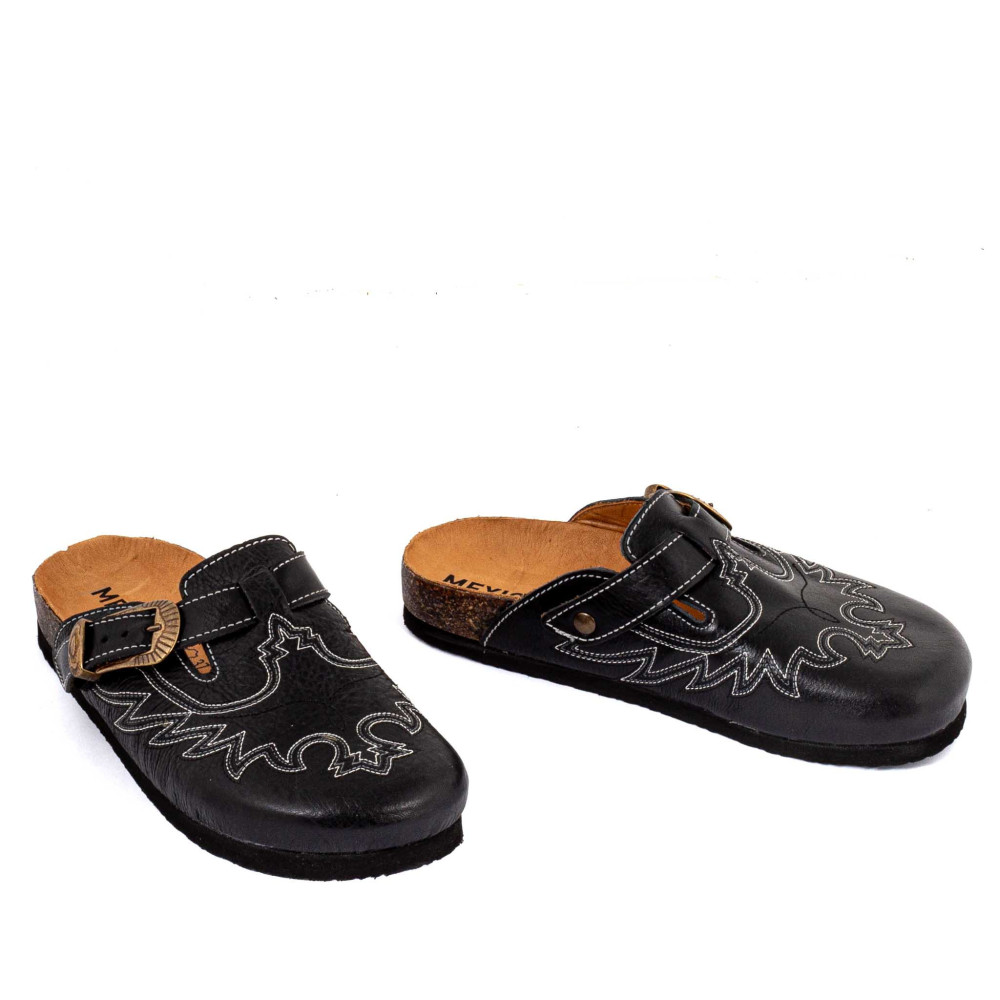 Sabots western - Bahia black - Sabots femme