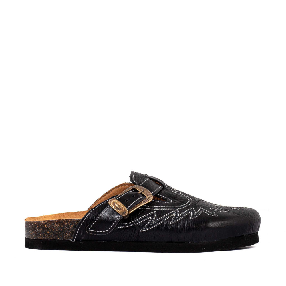 Sabots western - Bahia black - Sabots femme