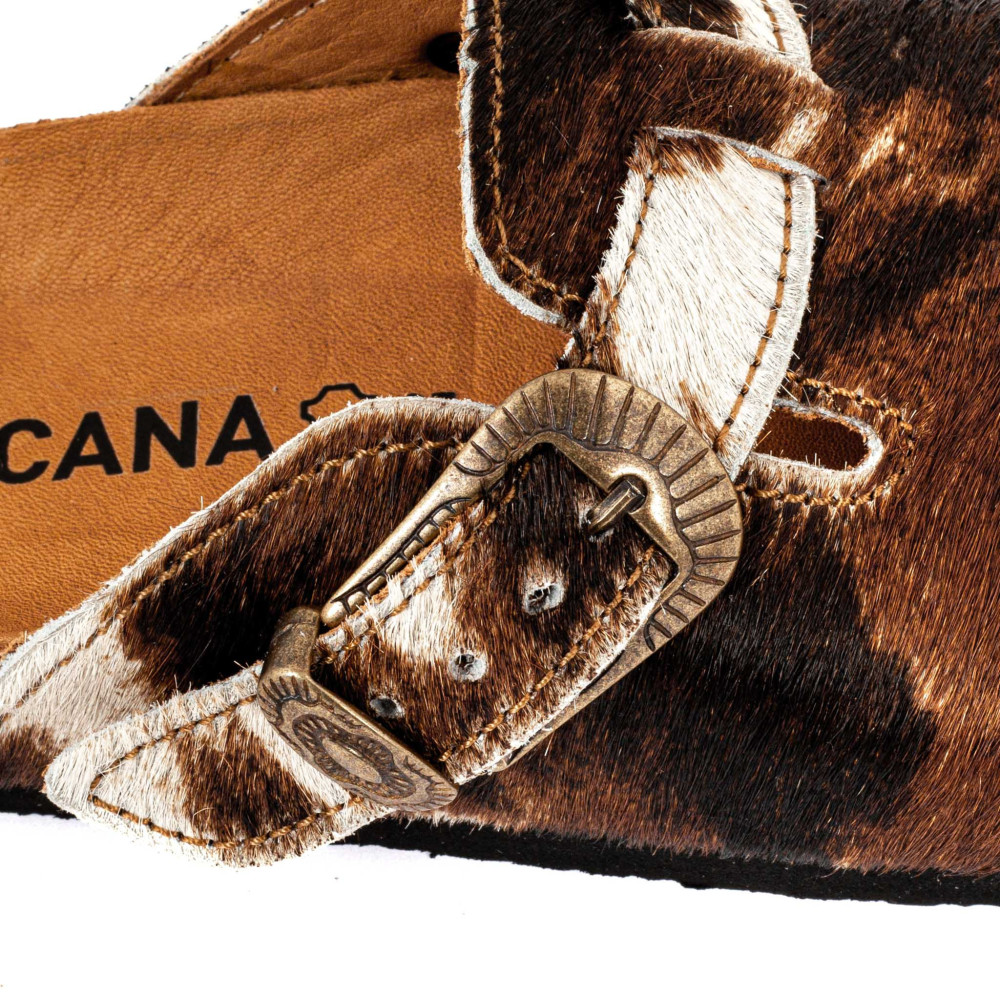 Cowboy clogs - Coral cavalino - Women