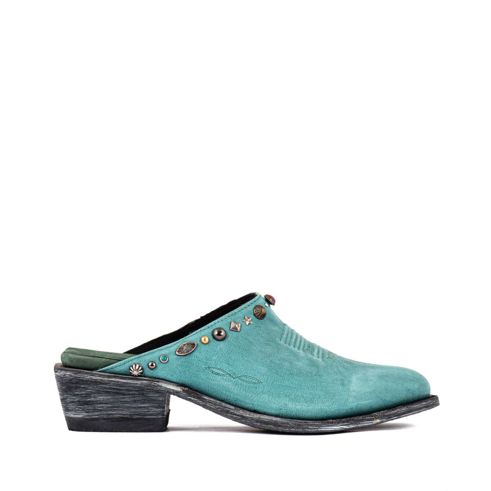 Sayulita Mex Aqua Cowboy clogs | Authenticity and Mexicana Style