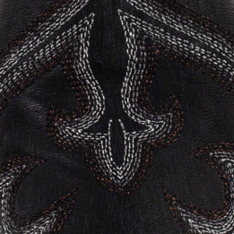 Bottes brillantes en cuir noir avec zip - Maguey black - Santiags femme