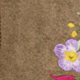 Boots western avec broderies florales  - Frida tan - Santiags femme