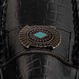 Mocassins Western Femme Hampton Cuir Écaillé | Mexicana