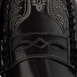 Mocassins Western Femme Joconde Noir | Mexicana