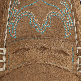 Mocassins Western Femme Joconde Suède Brodés | Mexicana